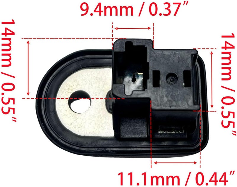 HYNYHT Door Jamb Switch Assembly 25360-1HA1C 25360-1HA1B Compatible with JX35 QX50 QX60 Altima Kicks Leaf Maxima Murano Pathfinder Rogue Sentra Titan Versa - Image 3